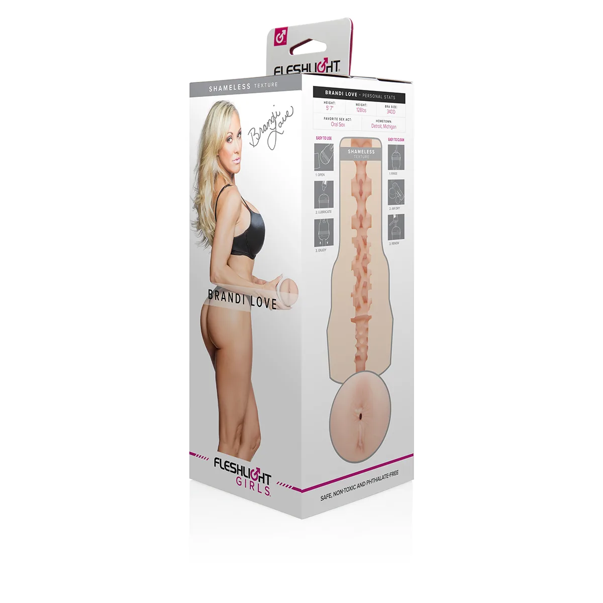 Vaginette Fleshlight Brandi Love Heartthrob packaging