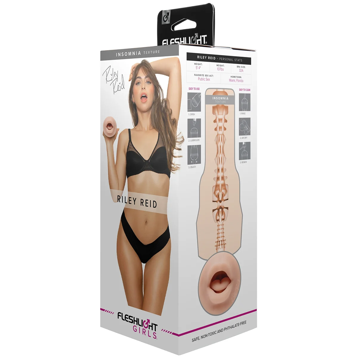 Vaginette Fleshlight Riley Reid Insomnia packaging