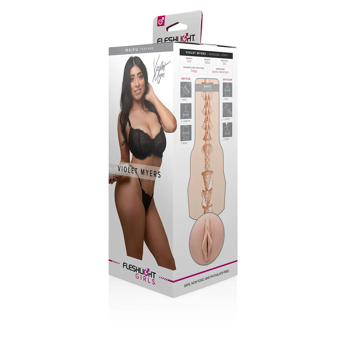 Vaginette Fleshlight Violet Myers Waifu Packaging