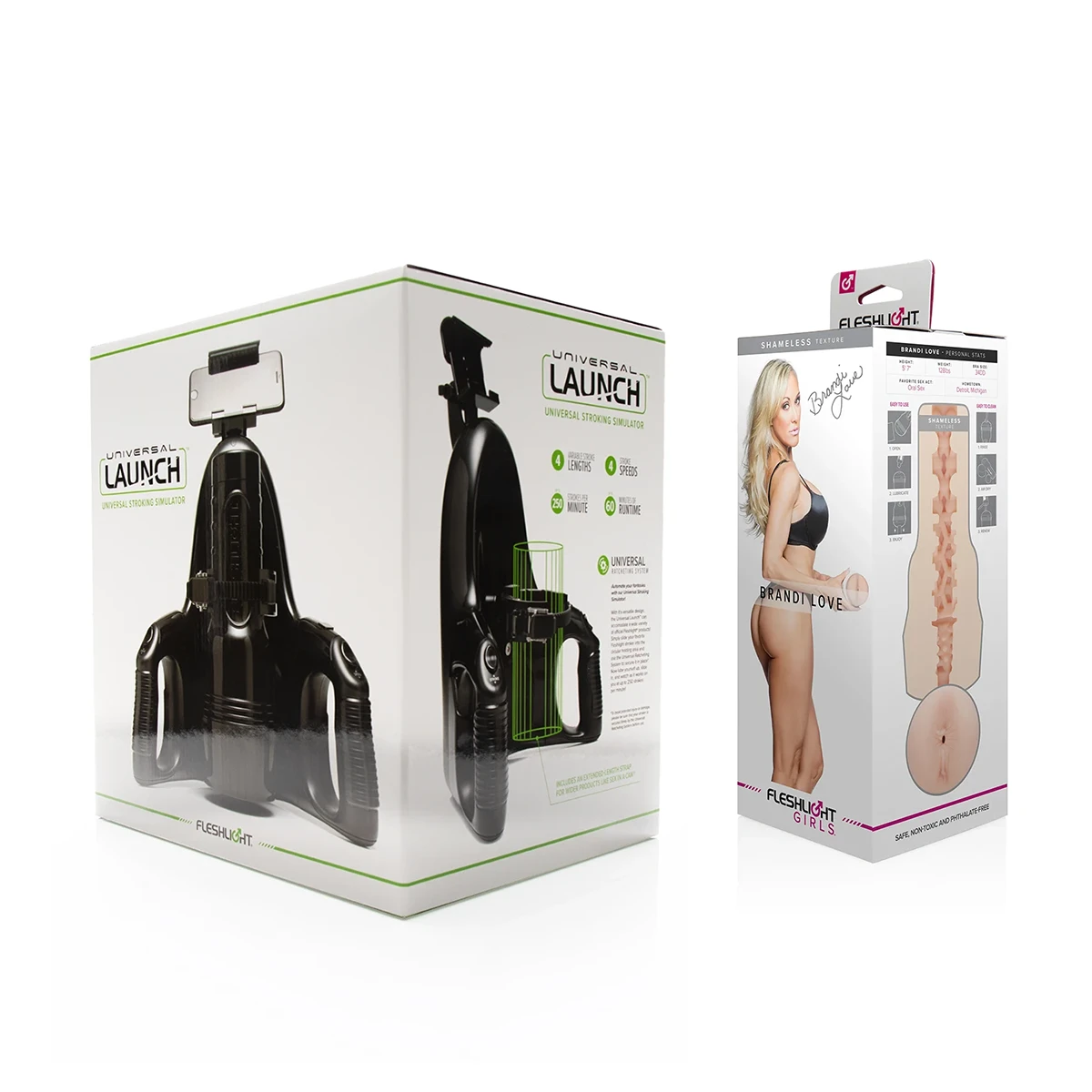 Vaginette electrique fleshlight Brandi Love Heartthrob packaging
