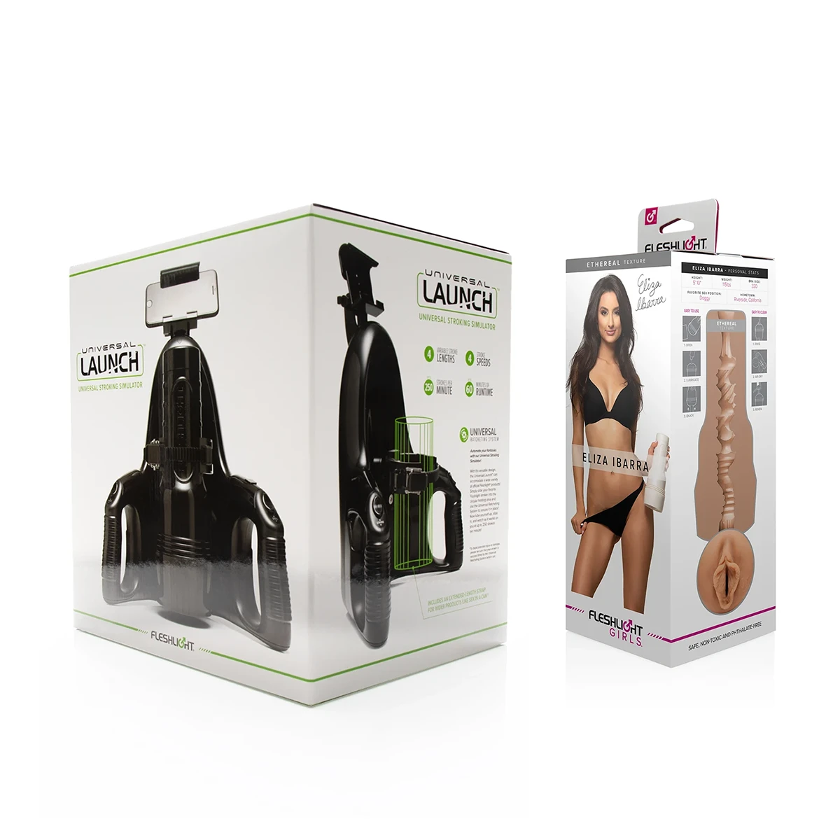 Vaginette electrique fleshlight Eliza Ibarra Ethereal packaging