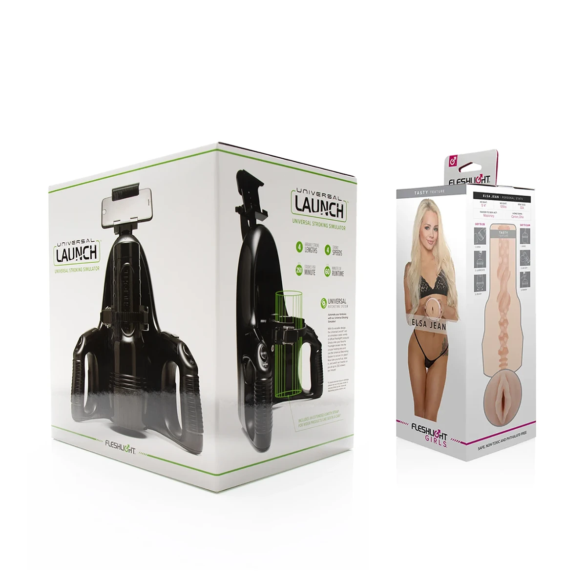 Vaginette electrique fleshlight Elsa Jean Tasty packaging