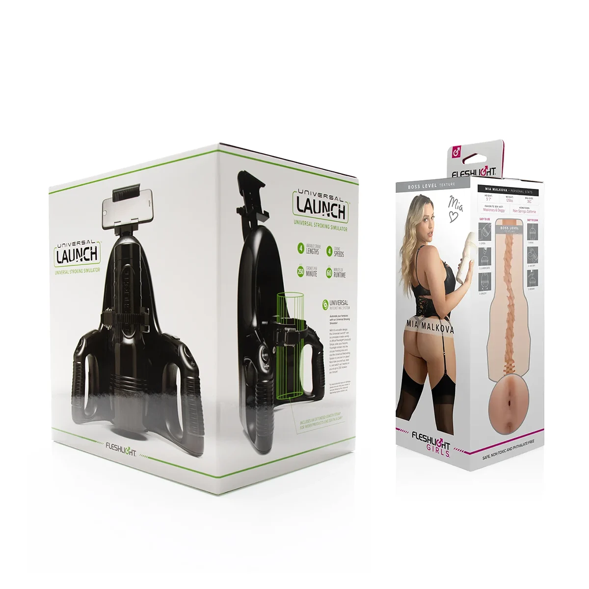 Vaginette electrique fleshlight Mia Malkova Boss Level packaging