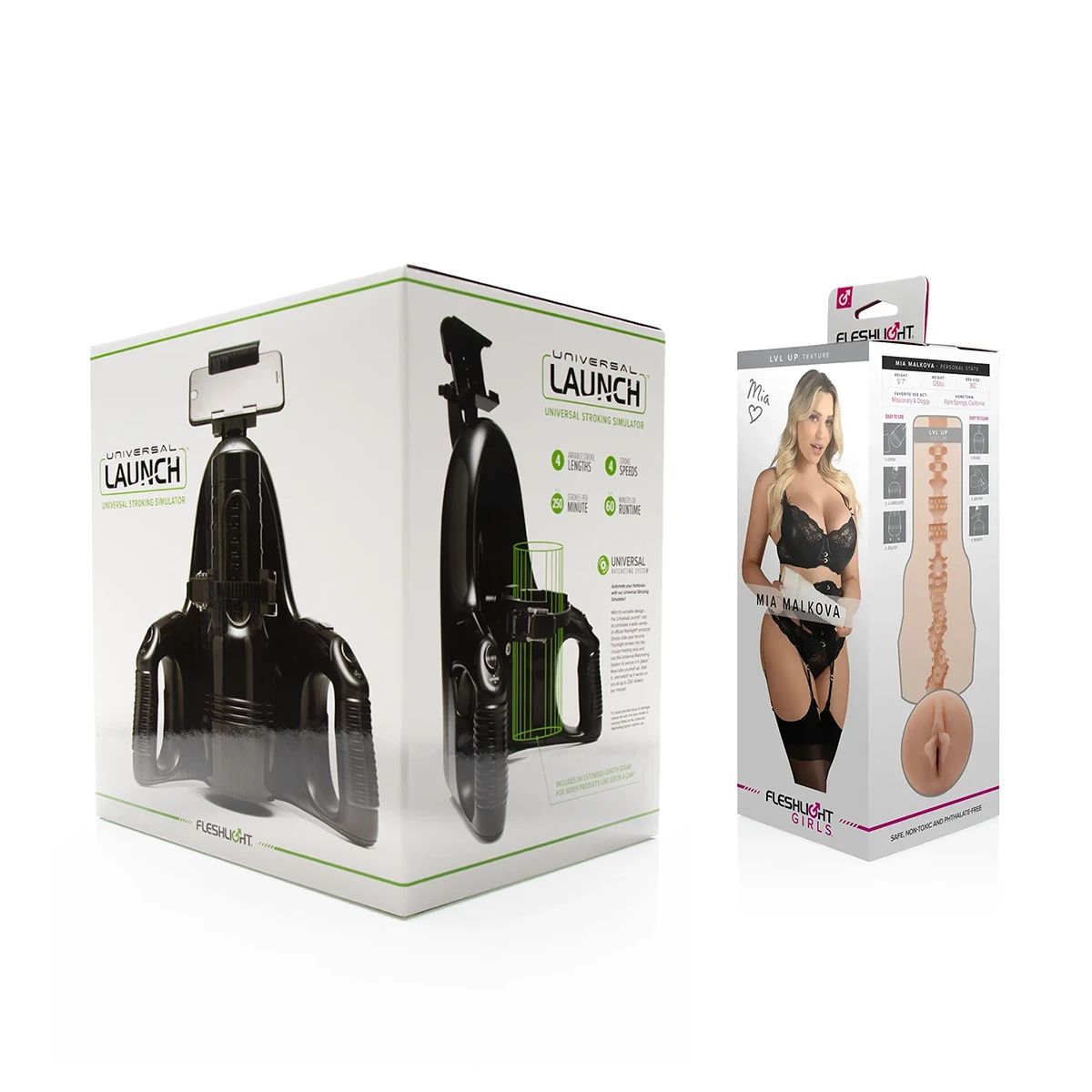 Vaginette electrique fleshlight Mia Malkova lvl up packaging