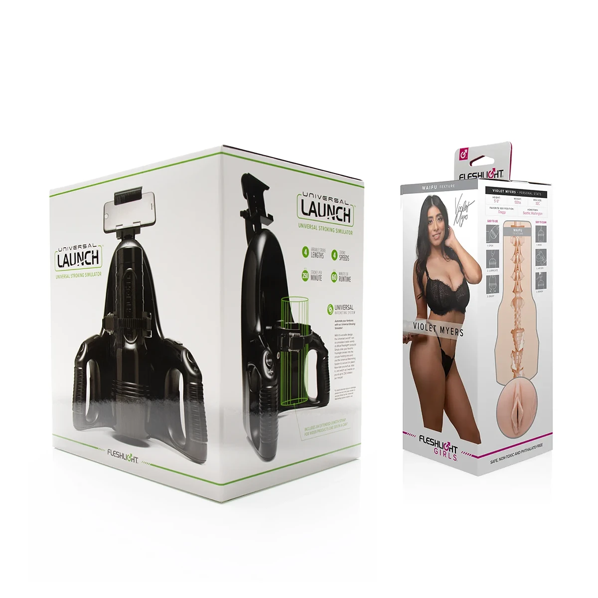 Vaginette electrique fleshlight Violet myers Waifu packaging 2