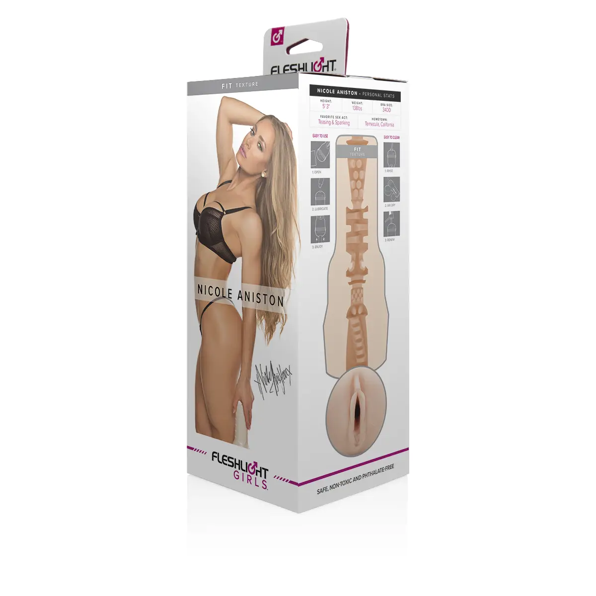 vaginette fleshlight Nicole Aniston Fit packaging
