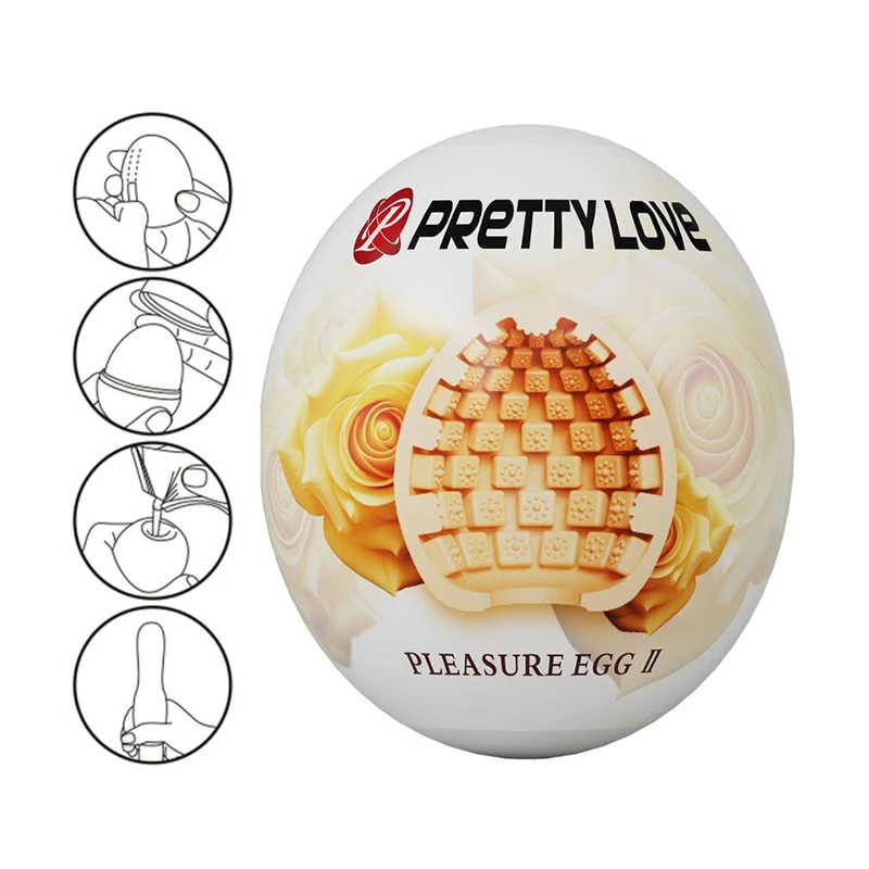 Œuf Masturbateur jaune Pretty Love